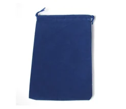 Sac suedine 125 x 175 mm modèle 2 bleu