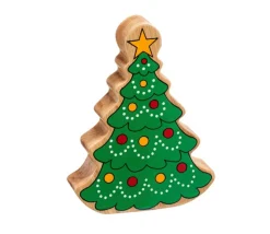 Sapin de Noël en bois 125 x 94 x 25 mm
