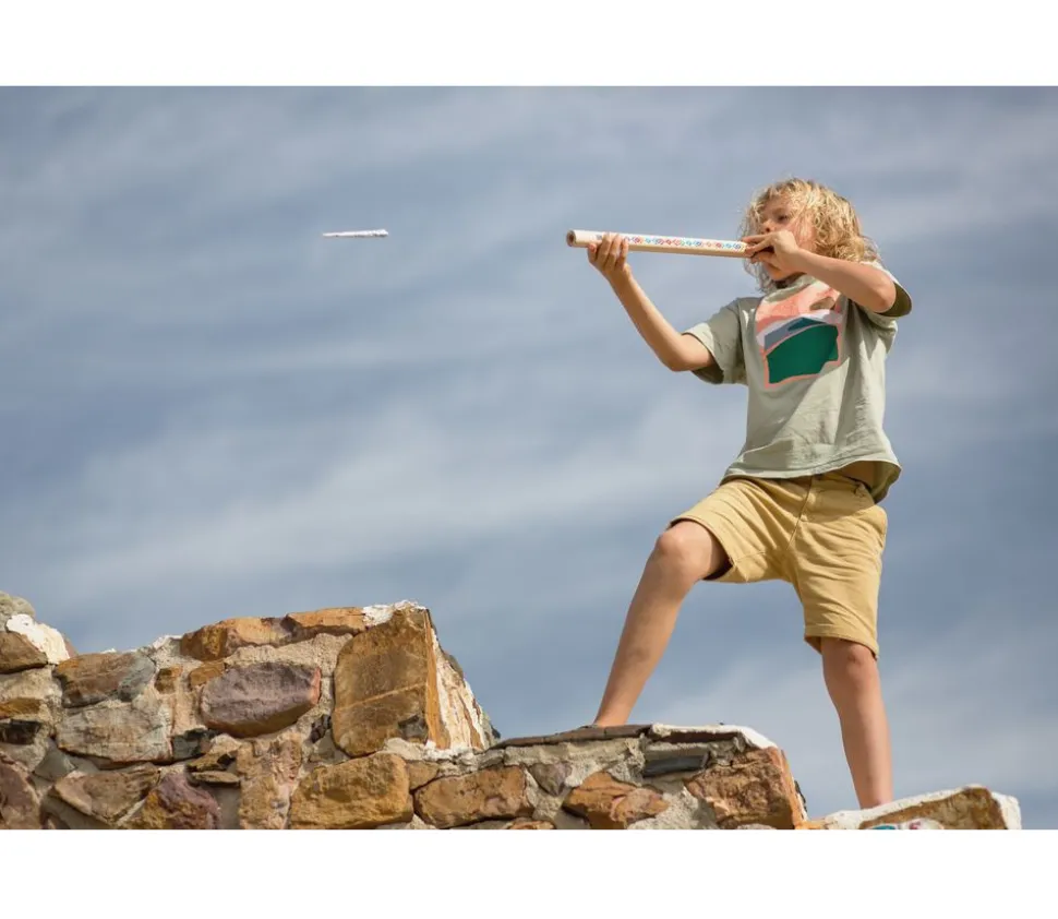 Sarbacane en bois 50 cm