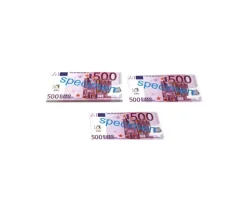 Set 100 billets de 500 euros factices pour jeux