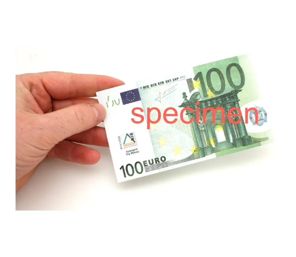 Set 100 billets de 100 euros factices pour jeux