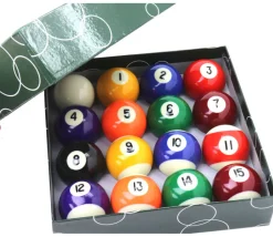 Set 16 boules de billard américain - Ø 51 mm