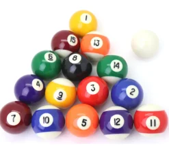 Set 16 boules de billard américain - Ø 51 mm
