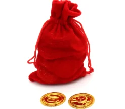 Set 72 Pièces d'or pour vos trésors pirate