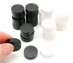 Set 30 pions de backgammon 21 mm jacquet bois