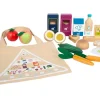 Set aliments végétariens en bois fresh jouets
