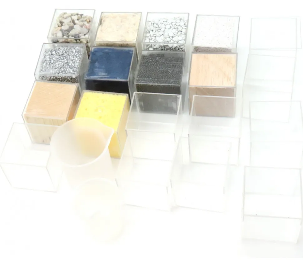 Set comparaison Poids Volume - 21 éléments