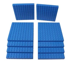 Set complet Base 10 - 132 pièces encastrables centaines, dizaines et unités replastic