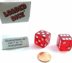 Set de 2 dés truqués (7 ou 11)