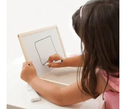 Set multi-sensoriel : plateau sable et tableau apprentissage écriture