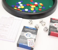 Set Piste multi-jeux tradition : cartes et dés