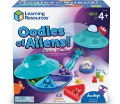 Soucoupe Volante éducative - Jeu motricité fine comptage et tri