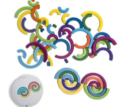 Speed bows - Arcs en bois multicolores pour constructions