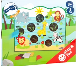 Stand lancer animaux d'Afrique 42 x 35 cm