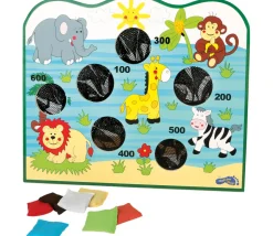 Stand lancer animaux d'Afrique 42 x 35 cm