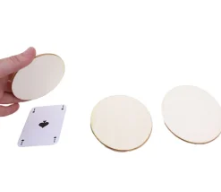 Support ovale bois brut de 11.7 x 8.2 cm à l'unité