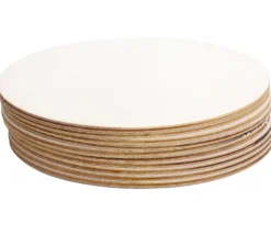 Support ovale bois brut de 11.7 x 8.2 cm à l'unité