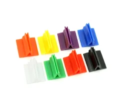 Support pion Bleu avec pince 17x19x10 mm - Bioplastique