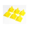 Support pion jaune avec pince 17x19x10 mm - Bioplastique