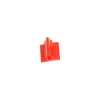 Support pion rouge avec pince 17x19x10 mm - Bioplastique