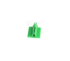 Support pion vert avec pince 17x19x10 mm - Bioplastique
