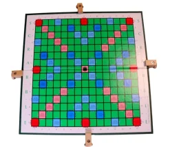 Support tournant en bois de 40 cm pour plateau de jeu 35.5 cm