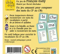 Sylladingo - jeu syllabes et vocabulaire