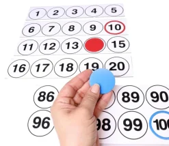 Tableau calcul magnétique géant - chiffres de 1 à 100 pour tableau