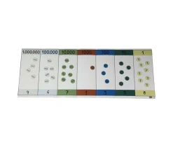 Tableau de numération décimale pliant 80 x 31 cm