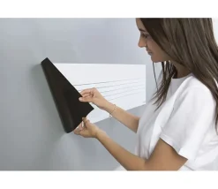 Tableau portée notes de musique - effaçable et magnétique