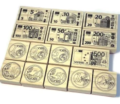 Tampons monnaie euros : pièces et billets