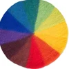 Tapis arc-en-ciel en feutrine 50 cm