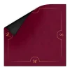 Tapis Bridge 78 x 78 cm Bordeaux et or