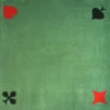 Tapis cartes Tissé 77 x 77 cm vert marque France Cartes 4 AS