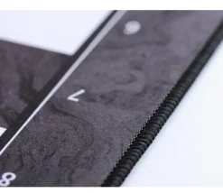 Tapis échec néoprène 50 cm noir/blanc échiquier