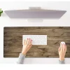 Tapis de Bureau 90 x 40 cm décor bois wood sous-main
