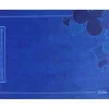 Tapis de cartes Belote 40 X 60 cm bleu grille Points joueurs - déco pique