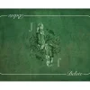 Tapis de cartes Belote Valet 40 x 60 cm Vert