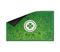 Tapis de cartes Chance Trèfle 40 x 60 cm vert