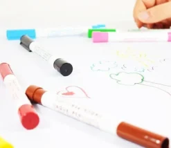 Tapis de jeu à personnaliser 55 x 55 cm avec feutres à encre lavable 55 x 55 cm