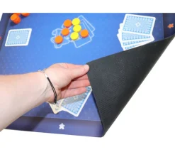 Tapis de jeu 60 x 60 cm universel bleu
