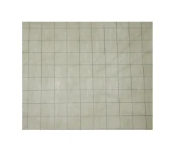 Tapis de jeu recto-verso battlemap carré et hexagone effaçable plateau 66 x 60 cm