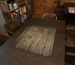 Tapis de jeux 60 x 40 cm décor bois wood