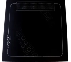 Tapis jeu 60 x 60 cm Belote avec grille noir Pique Forest