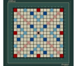 Tapis jeu 40 x 40 cm compatible Scrabble (sans pions)