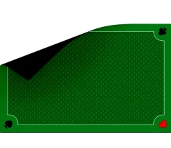 Tapis jeu 40 x 60 cm Vert Classique 4 coins : Pique coeur trèfle carreau