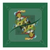 Tapis jeu Tarot 60 x 60 cm Excuse vert