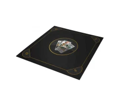 Tapis jeu Tarot 60 x 60 cm noir brun Les 3 bouts
