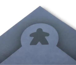 Tapis Meeple gris Multijeux 60x60 cm