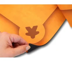 Tapis Meeple jaune orange Multijeux 60x60 cm